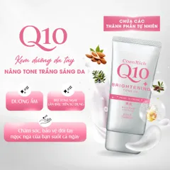 Kem dưỡng da tay Kose Hand Cream Q10 White Conc Nhật Bản giúp dưỡng trắng, cấp ẩm - Tuýp 80g