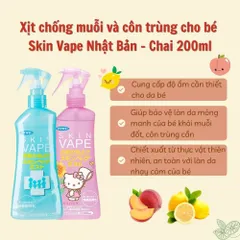 Xịt ch.ống muỗi và côn trùng Nhật Bản - Chai 200ml