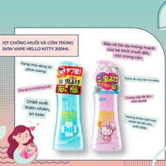 Xịt ch.ống muỗi và côn trùng Nhật Bản - Chai 200ml