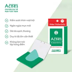 Phim Thấm Dầu Acnes Oil Remover Film White Conc 100 Tờ