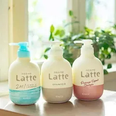 Dầu gội xả Kracie Ma & Me Latte dưỡng tóc chắc khỏe, dành cho cả gia đình Nhật Bản 490ml