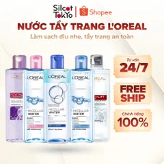 Nước tẩy trang và làm sạch sâu 3-in-1 L'Oreal Paris Micellar Water 400ml