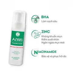 Sữa rửa mặt kiểm soát nhờn ngăn ngừa mụn Acnes White Conc Oil Control Cleanser 100g/ Acnes Foaming Wash 150ml