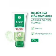 Sữa rửa mặt kiểm soát nhờn ngăn ngừa mụn Acnes White Conc Oil Control Cleanser 100g/ Acnes Foaming Wash 150ml
