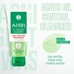 Sữa rửa mặt kiểm soát nhờn ngăn ngừa mụn Acnes White Conc Oil Control Cleanser 100g/ Acnes Foaming Wash 150ml