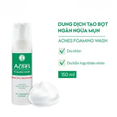 Sữa rửa mặt kiểm soát nhờn ngăn ngừa mụn Acnes White Conc Oil Control Cleanser 100g/ Acnes Foaming Wash 150ml