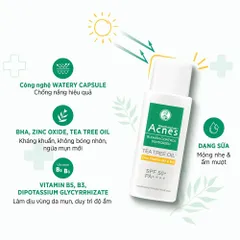 Sữa chống nắng cho da dầu mụn Acnes Blemish Control Sunscreen White Conc 50g