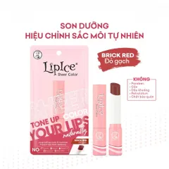 Son dưỡng có màu hiệu chỉnh sắc môi Lipice Sheer Color 2.4g  - Đỏ gạch