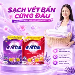 Nước Giặt 5 Trong 1 Avatar Hương Hoa Oải Hương, Hoa Anh Đào Làm Sạch Sâu, Lưu Hương Dài Lâu