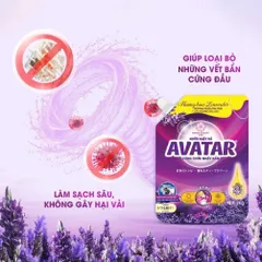 Nước Giặt 5 Trong 1 Avatar Hương Hoa Oải Hương, Hoa Anh Đào Làm Sạch Sâu, Lưu Hương Dài Lâu