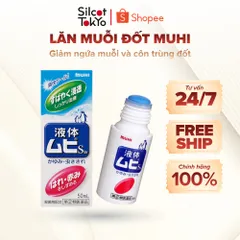 Lăn muỗi đốt Muhi, lăn bôi giảm ngứa muỗi và côn trùng đốt Nhật Bản Lọ 50ml