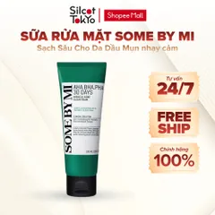 Sữa Rửa Mặt Some By Mi AHA-BHA-PHA 30 Days Miracle Acne Clear Foam Làm Sạch Sâu 100ml