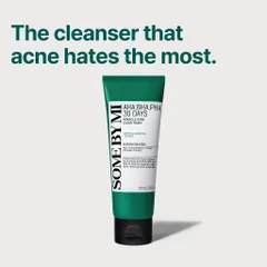 Sữa Rửa Mặt Some By Mi AHA-BHA-PHA 30 Days Miracle Acne Clear Foam Làm Sạch Sâu 100ml