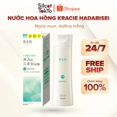 Nước hoa hồng ngừa mụn, dưỡng trắng Kracie Hadabisei Nhật Bản 200ml