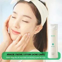 Nước hoa hồng ngừa mụn, dưỡng trắng Kracie Hadabisei Nhật Bản 200ml