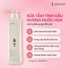 Sữa tắm ADOLPH Essential Oil Scented Body Wash, hương thơm lôi cuốn, quyến rũ 420/ 680ml