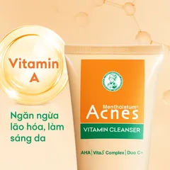 Sữa rửa mặt vitamin làm sáng da, mờ sẹo thâm dạng kem Acnes Vitamin Cleanser 100g 846605