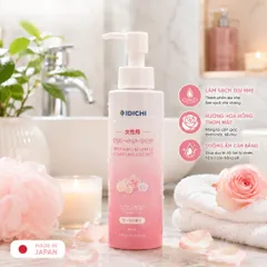 Dung dịch vệ sinh phụ nữ cao cấp IDICHI làm sạch vùng kín Nhật Bản 200ml