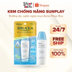 Kem chống nắng dưỡng da, ngăn ngừa mụn Sunplay Skin Aqua Acne Clear Eco Việt Nam SPF 50, PA++++ 25g