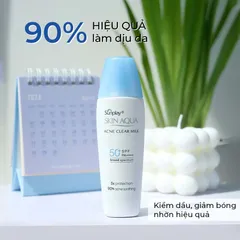 Kem chống nắng dưỡng da, ngăn ngừa mụn Sunplay Skin Aqua Acne Clear Eco Việt Nam SPF 50, PA++++ 25g