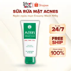 Sữa rửa mặt ngăn ngừa mụn Acnes Creamy Wash 100g