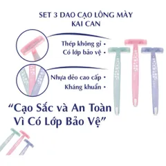 Set 3 Dao Cạo Body KAI Razor For Women Body Nhật Bản