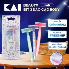 Set 3 Dao Cạo Body KAI Razor For Women Body Nhật Bản
