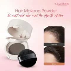 Phấn phủ tóc Cezanne Hair Makeup Powder Nhật Bản che khuyết điểm, tạo hiệu ứng làm dày chân tóc 4g