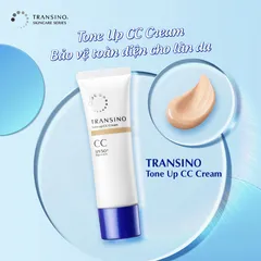 Kem CC Trang Điểm Trắng Sáng Da Transino Tone Up CC Cream 30g