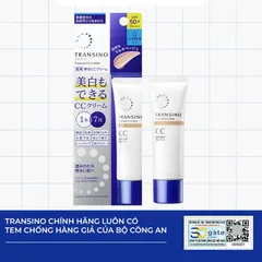 Kem CC Trang Điểm Trắng Sáng Da Transino Tone Up CC Cream 30g