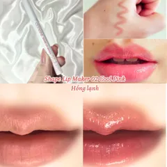 Bút kẻ viền môi lâu trôi Cezanne Shade Lip Maker định hình môi sắc nét, chống nước mồ hôi, không lem 0.25g