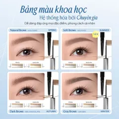 Chì kẻ mày 2 đầu Lemonade Dual Eyebrow 2.75g (Mascara 2.5g + Pencil 0.25g)