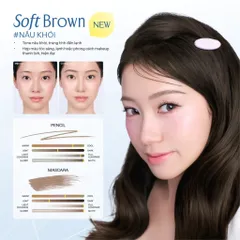 Chì kẻ mày 2 đầu Lemonade Dual Eyebrow 2.75g (Mascara 2.5g + Pencil 0.25g)