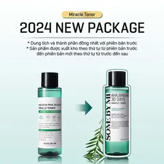 Nước hoa hồng Some By Mi làm sạch da dầu mụn AHA-BHA-PHA 30 Days Miracle Toner 150ml