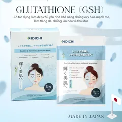 Mặt nạ dưỡng da siêu tinh chất IDICHI mềm mịn, căng bóng Nhật Bản Hộp 5 miếng