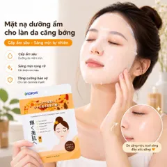 Mặt nạ dưỡng da siêu tinh chất IDICHI mềm mịn, căng bóng Nhật Bản Hộp 5 miếng