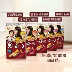 Nhuộm tóc Bigen White Conc phủ bạc chuẩn nội địa Nhật Bản  đủ màu 3g/4g/5g/6g/7g - White Conc