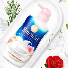 Sữa tắm siêu tạo bọt Cow Bouncia Nhật Bản chiết xuất từ sữa bò giúp dưỡng ẩm, trắng da