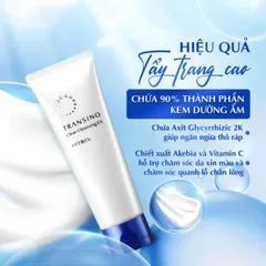 Kem tẩy trang Transino Clear Cleansing EX loại bỏ bụi bẩn, dầu thừa, làm sạch da dịu nhẹ Tuýp 110g
