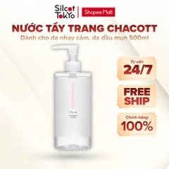 Nước tẩy trang Chacott White Conc Nhật Bản dành cho da nhạy cảm, da dầu mụn 500ml