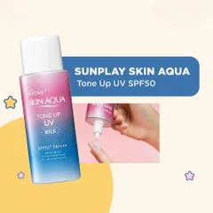 Kem chống nắng nâng tông Sunplay Skin Aqua Tone Up UV Essence Lavender White Conc SPF 50+ PA++++ 50g