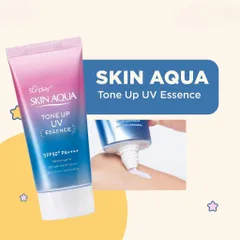 Kem chống nắng nâng tông Sunplay Skin Aqua Tone Up UV Essence Lavender White Conc SPF 50+ PA++++ 50g