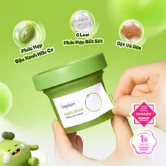 Mặt nạ đất sét Beplain Mung Bean Pore Clay Mask chiết xuất đậu xanh 120ml