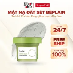 Mặt nạ đất sét Beplain Mung Bean Pore Clay Mask chiết xuất đậu xanh 120ml