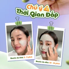 Mặt nạ đất sét Beplain Mung Bean Pore Clay Mask chiết xuất đậu xanh 120ml
