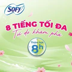 Băng vệ sinh siêu thấm Sofy Soft Tampon Super/ Regular/ Superplus White Conc (Hàng nhập khẩu)