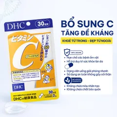Viên uống DHC Vitamin C hỗ trợ sáng da, giảm thâm, tăng đề kháng