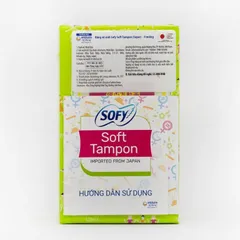 Băng vệ sinh siêu thấm Sofy Soft Tampon Super/ Regular/ Superplus White Conc (Hàng nhập khẩu)