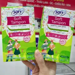 Băng vệ sinh siêu thấm Sofy Soft Tampon Super/ Regular/ Superplus White Conc (Hàng nhập khẩu)