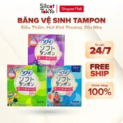 Băng vệ sinh Tampon White Conc Nhật Bản Siêu Thấm Hút Khô Thoáng Dịu Nhẹ Siêu Sạch